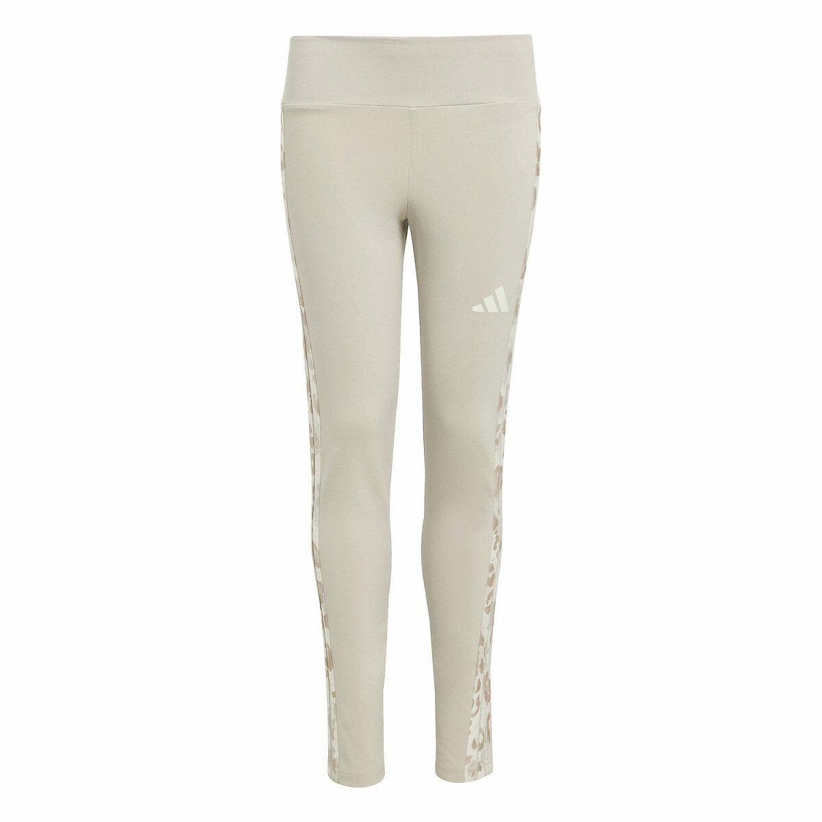 ADIDAS ROUPAS ESPORTIVAS<br>Leggings de algodão com detalhe de estampa de leopardo