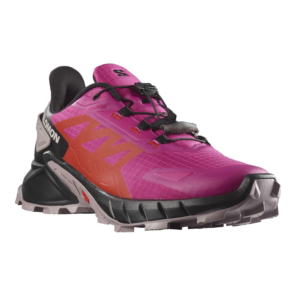 Salomon SUPERCROSS 4 - Chaussures trail Femme very berry