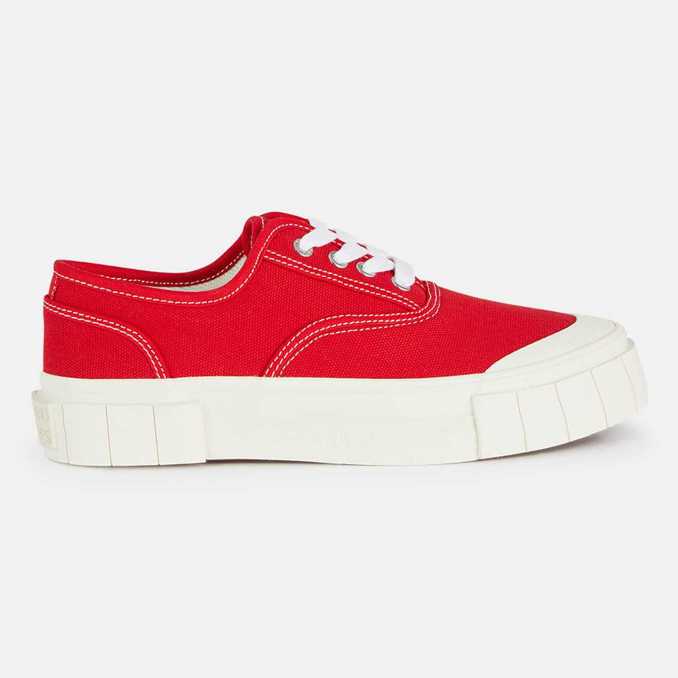 Good News Sneakers en Coton Bio Gnace rouges