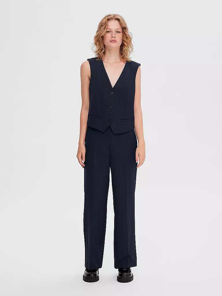 SELECTED FEMME Gilet SLFRITA dunkelblau