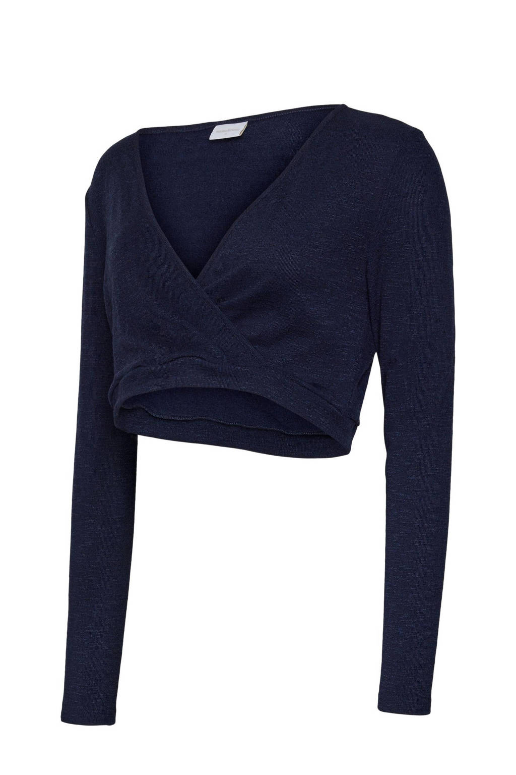 MAMALICIOUS zwangerschapstop MLFREDERIKKE van polyester donkerblauw