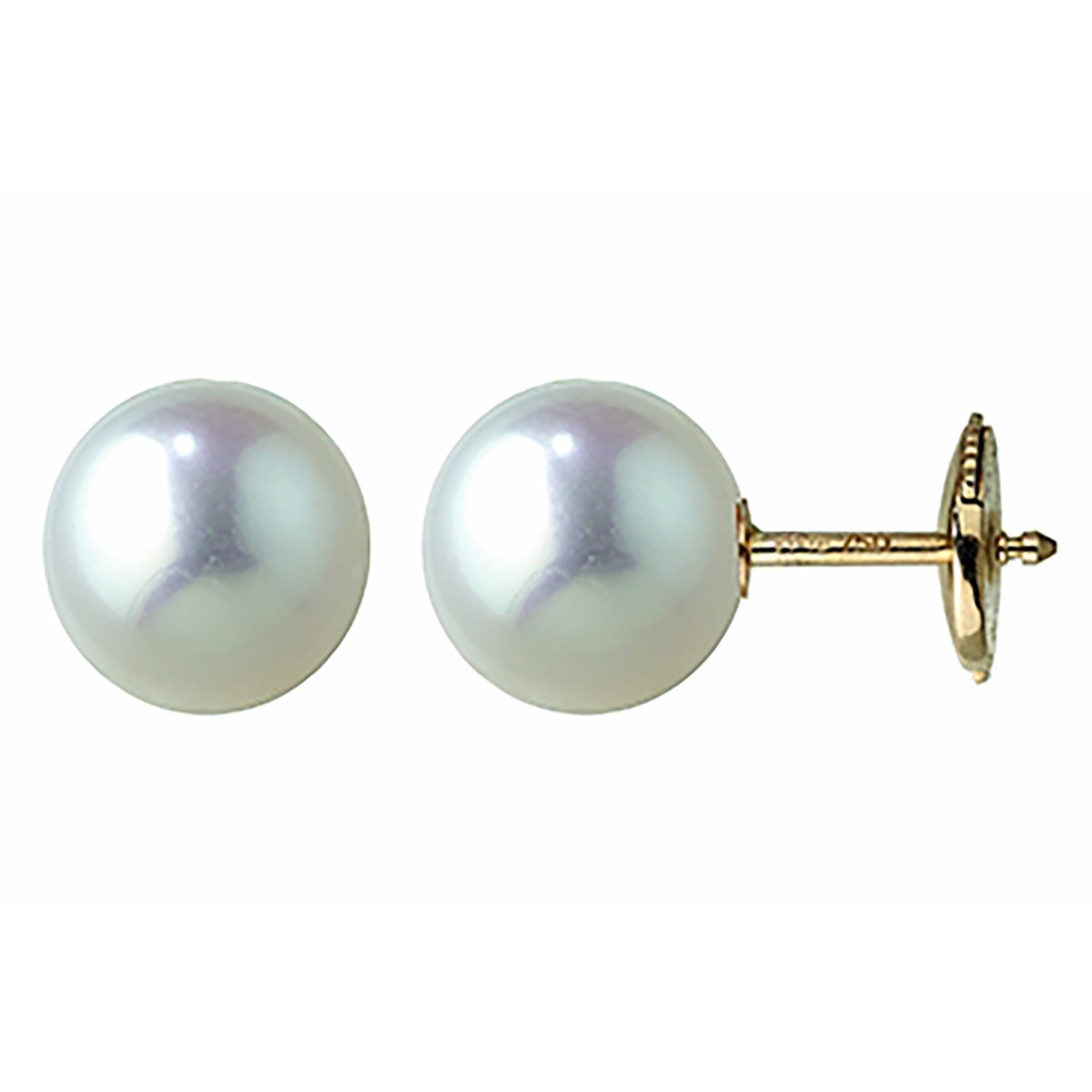 Boucles d'oreilles Brillaxis perle de culture or