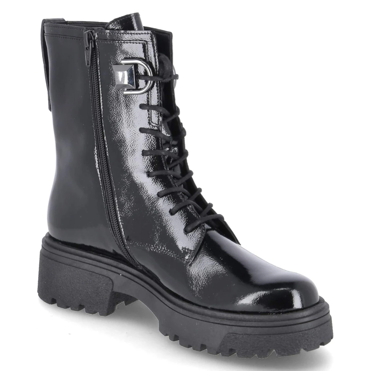 GaborCombat Boots - schwarz(altsilber)