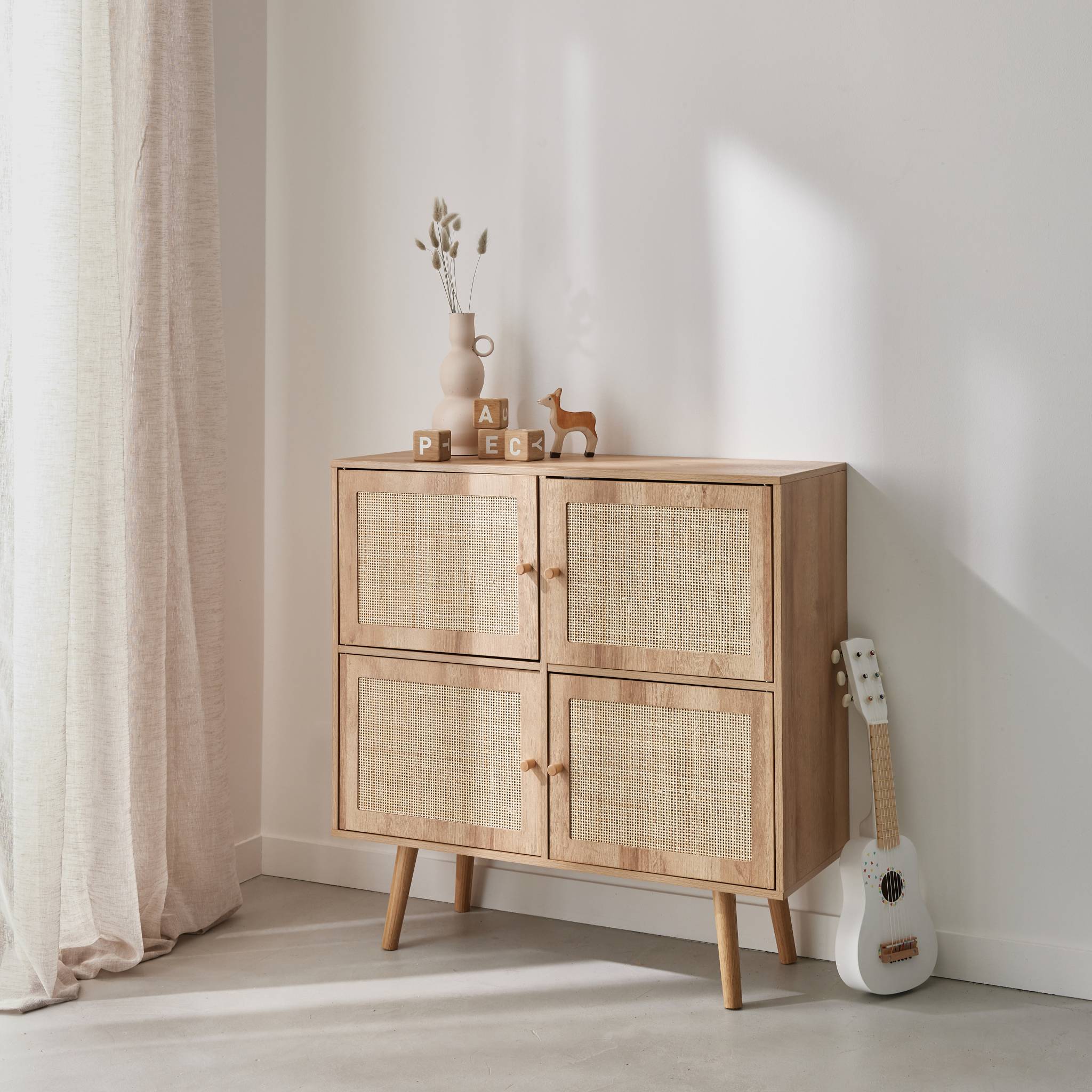 sweeek - Kinderladekast, L80 x B30 x H80cm