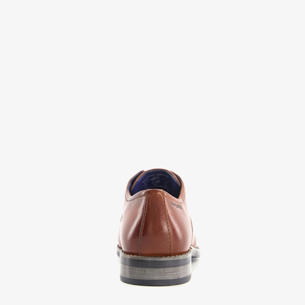 Bugatti Malco leren heren veterschoenen bruin