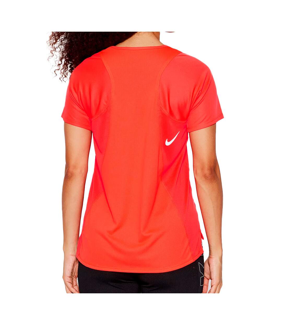 Maillot de sport Orange Fluo Femme Nike Race Top