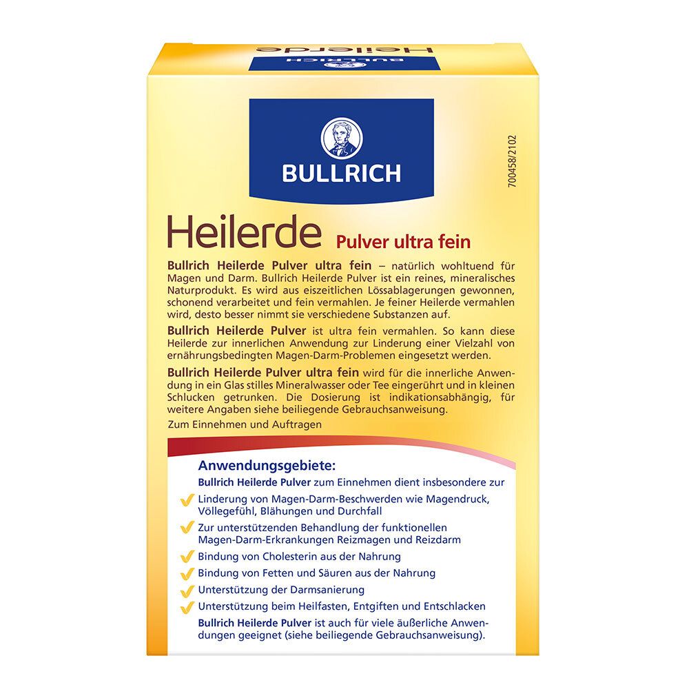 Bullrich Heilerde Pulver ultra fein