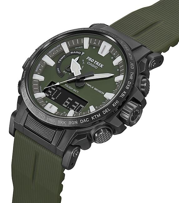 CASIO - MONTRE ALTIMETRE PRW 61 KAKI