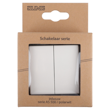 Jung AS500 Serieschakelaar Wit