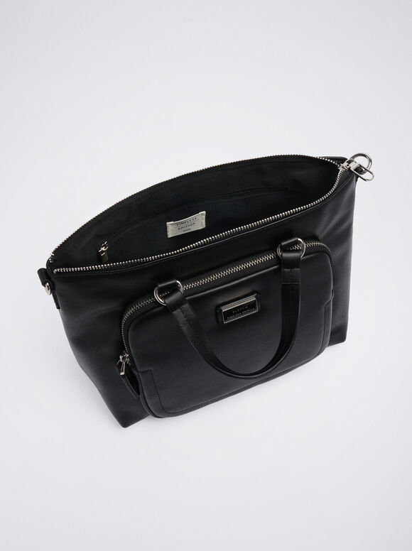Bolsa Tote com Alça Extra - Preta