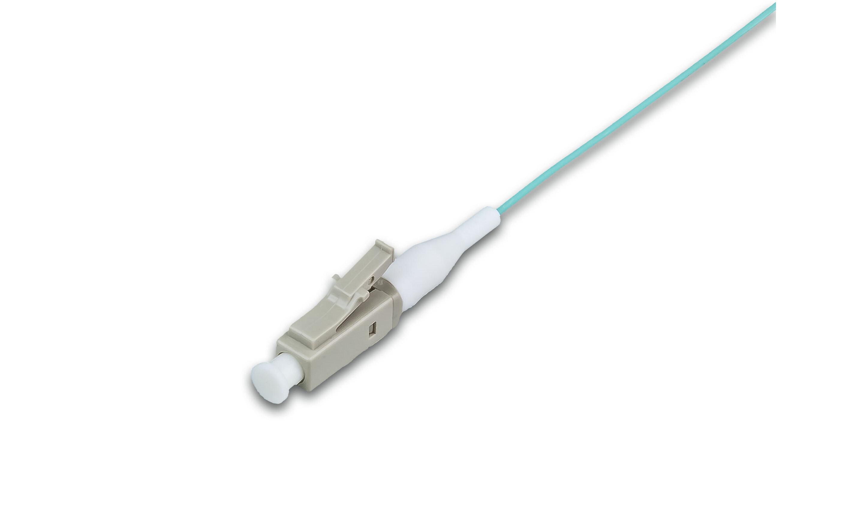 Faserpigtail LC, MM, OM3, 2 m 1 StückFaserpigtail mit SC-Stecker