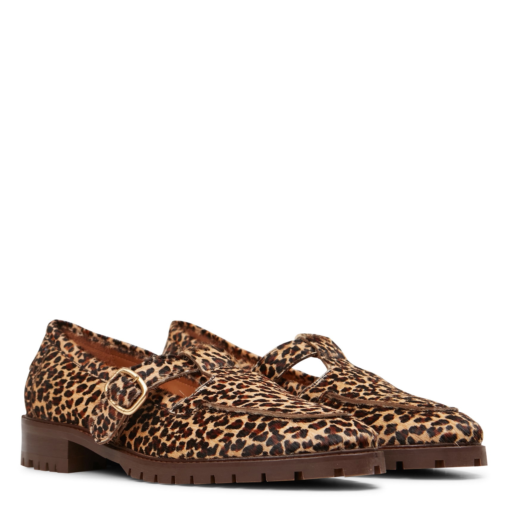 N°84 - Derbies en cuir | Multicolore