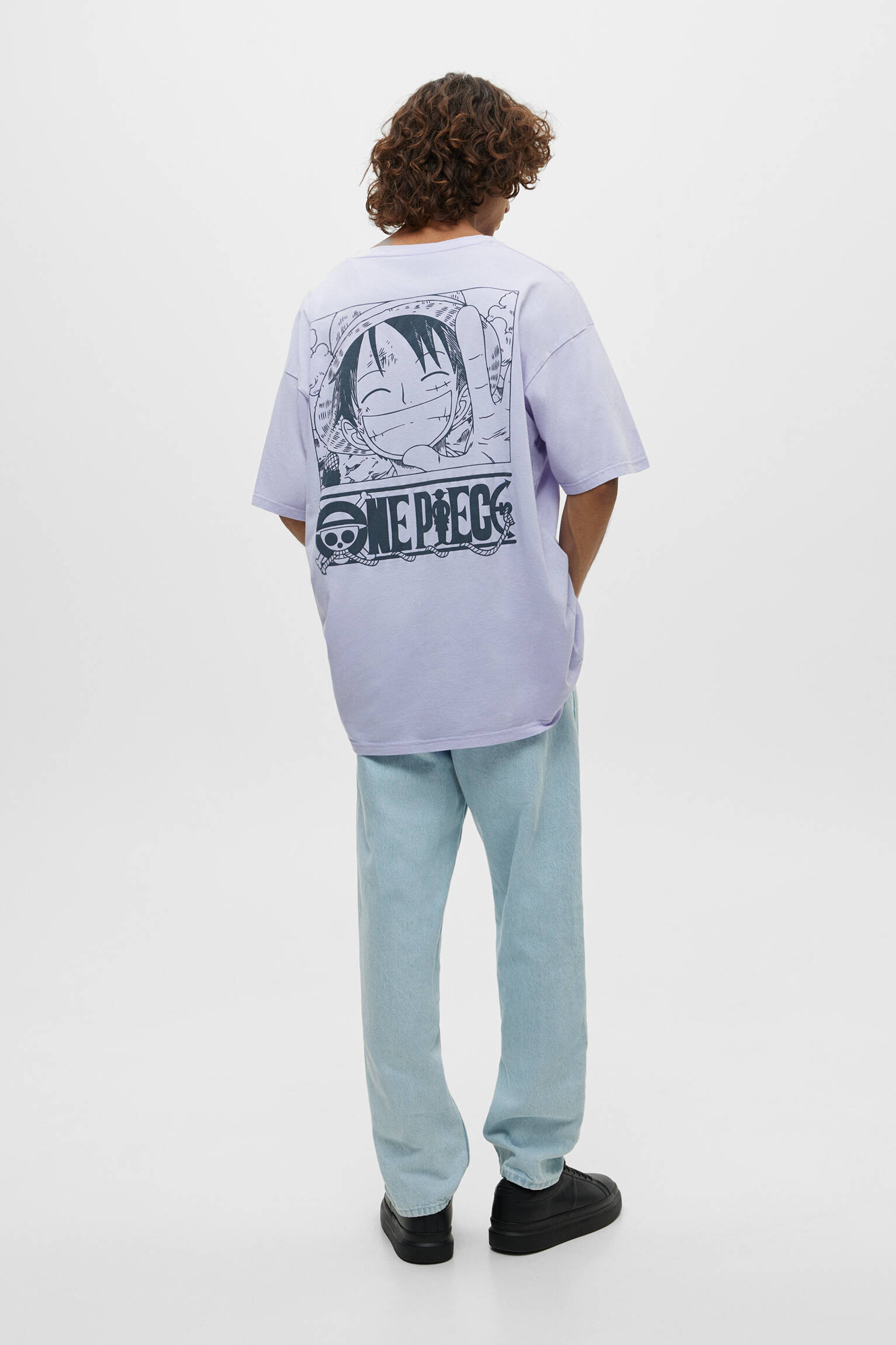 CAMISETA ONE PIECE LUFFY - MALVA