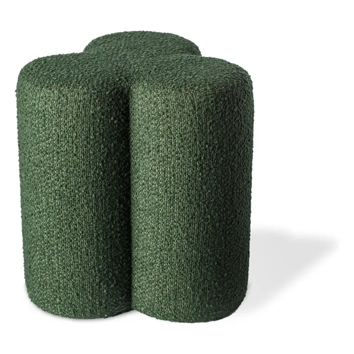 Pols Potten Tabouret Clover | Vert foncé