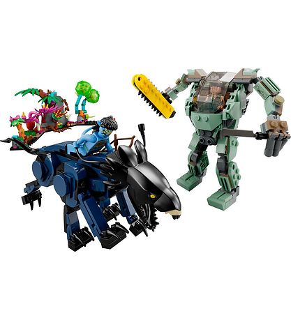 LEGO? Avatar - Neytiri og Thanator Mod Quaritch i AMP-dragt 7557
