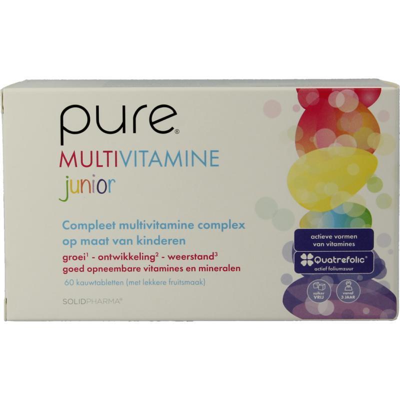 Pure Multivitamine Junior 60 Kauwtabletten