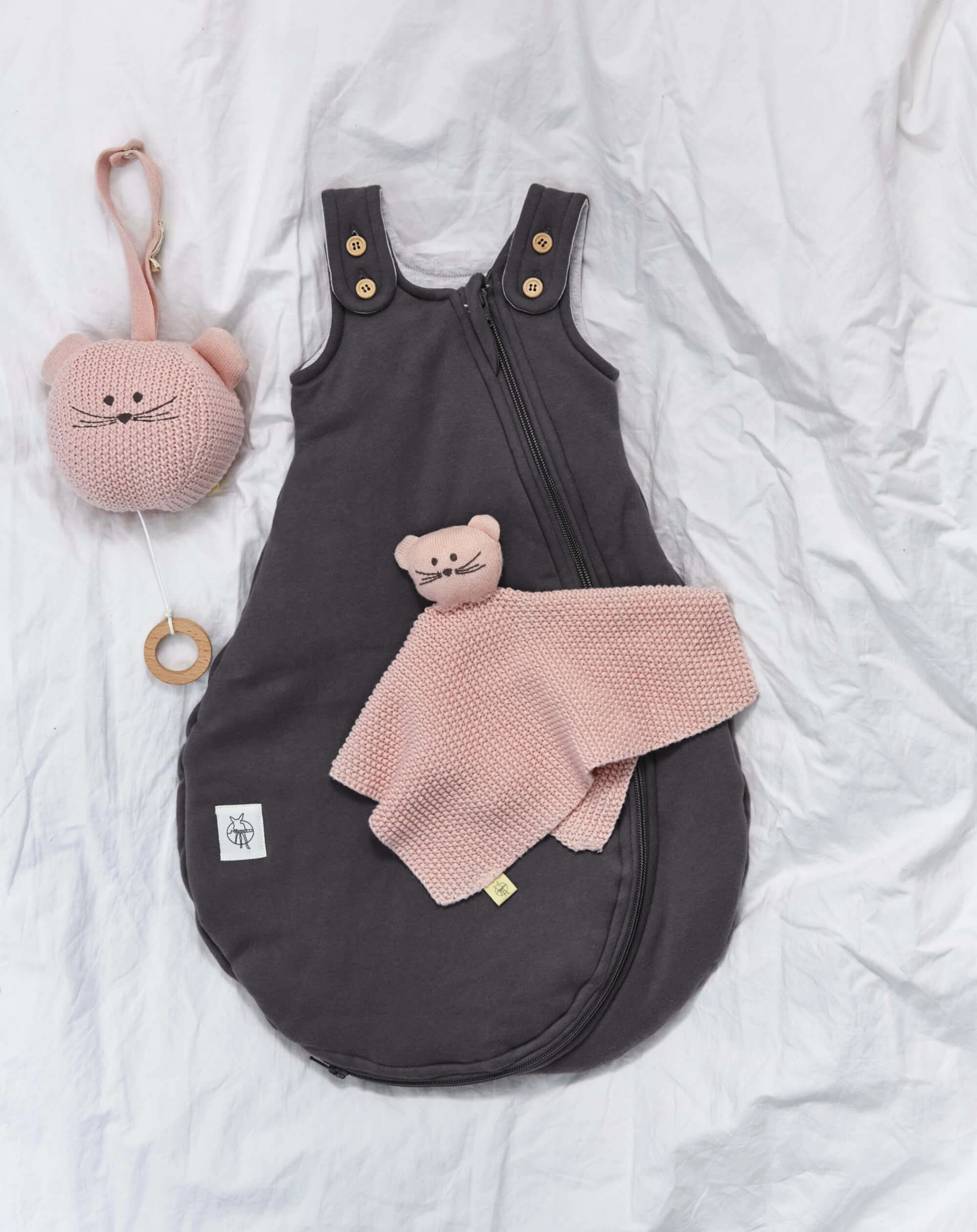 Schlafsack Tencel® BABY in anthrazit
