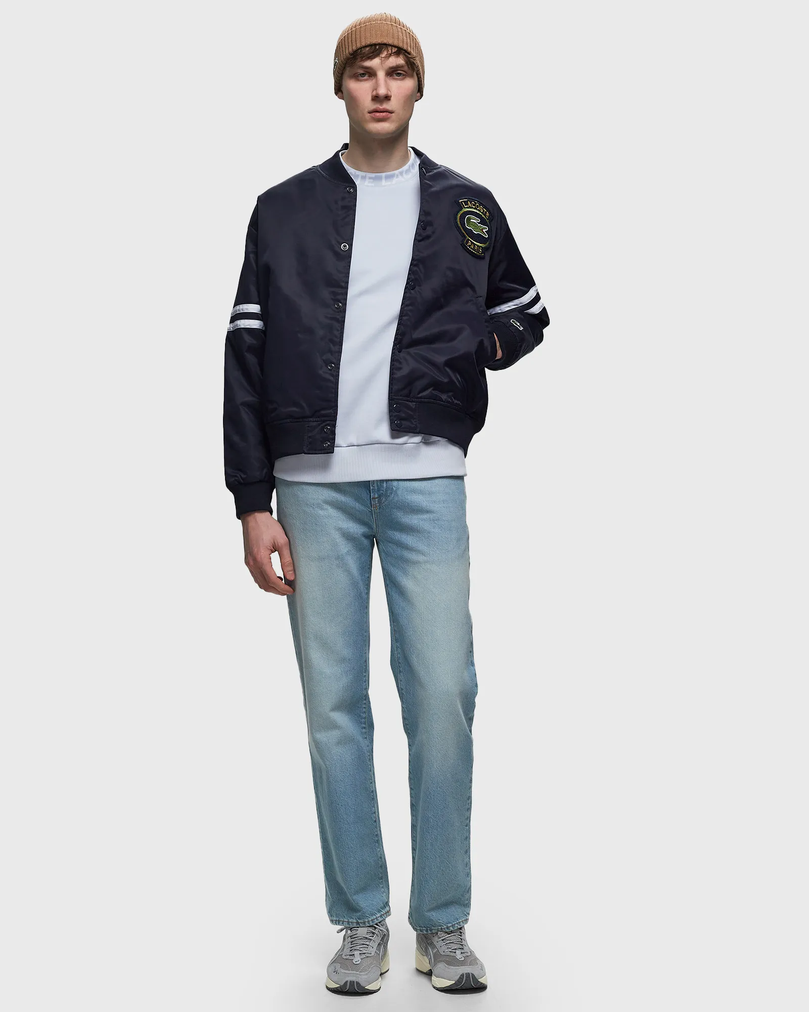 Lacoste PADDED WATERPROOF ARCHIVE BADGE BOMBER JACKET