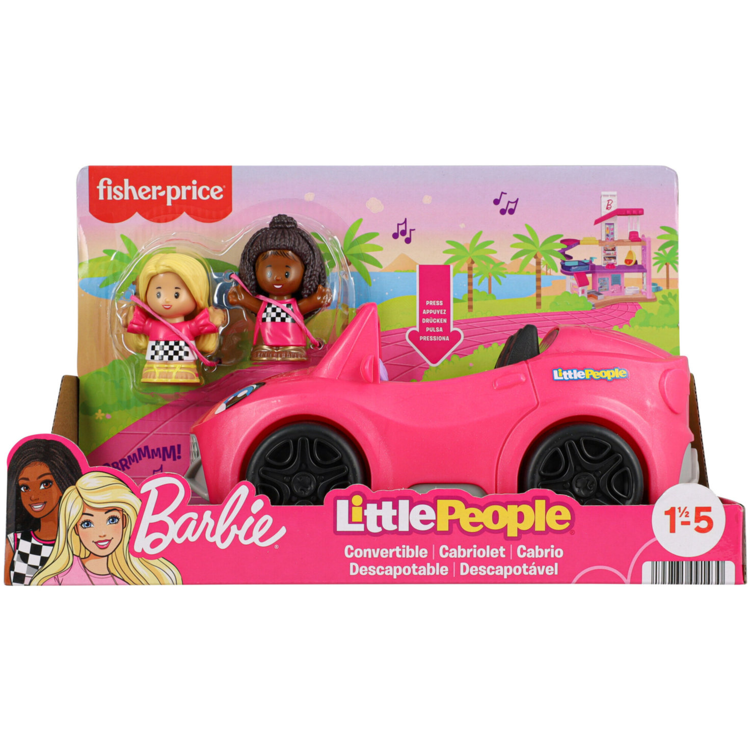 Fisher-Price Little People Barbie Cabrio