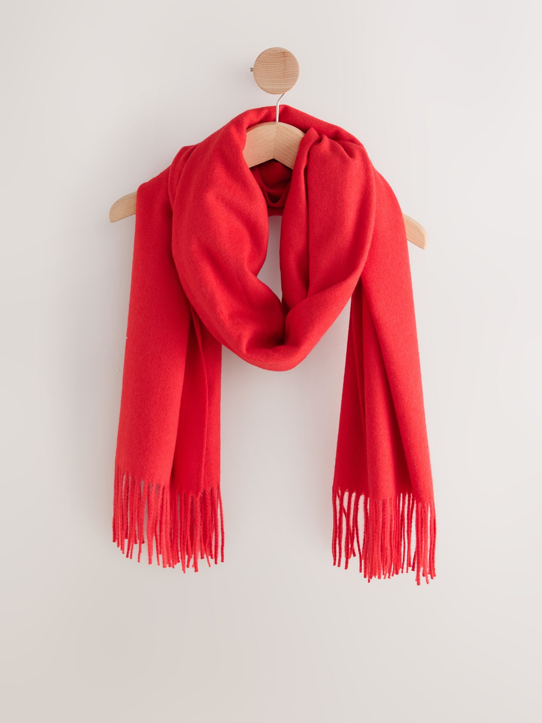 Rood - Halfzware sjaal