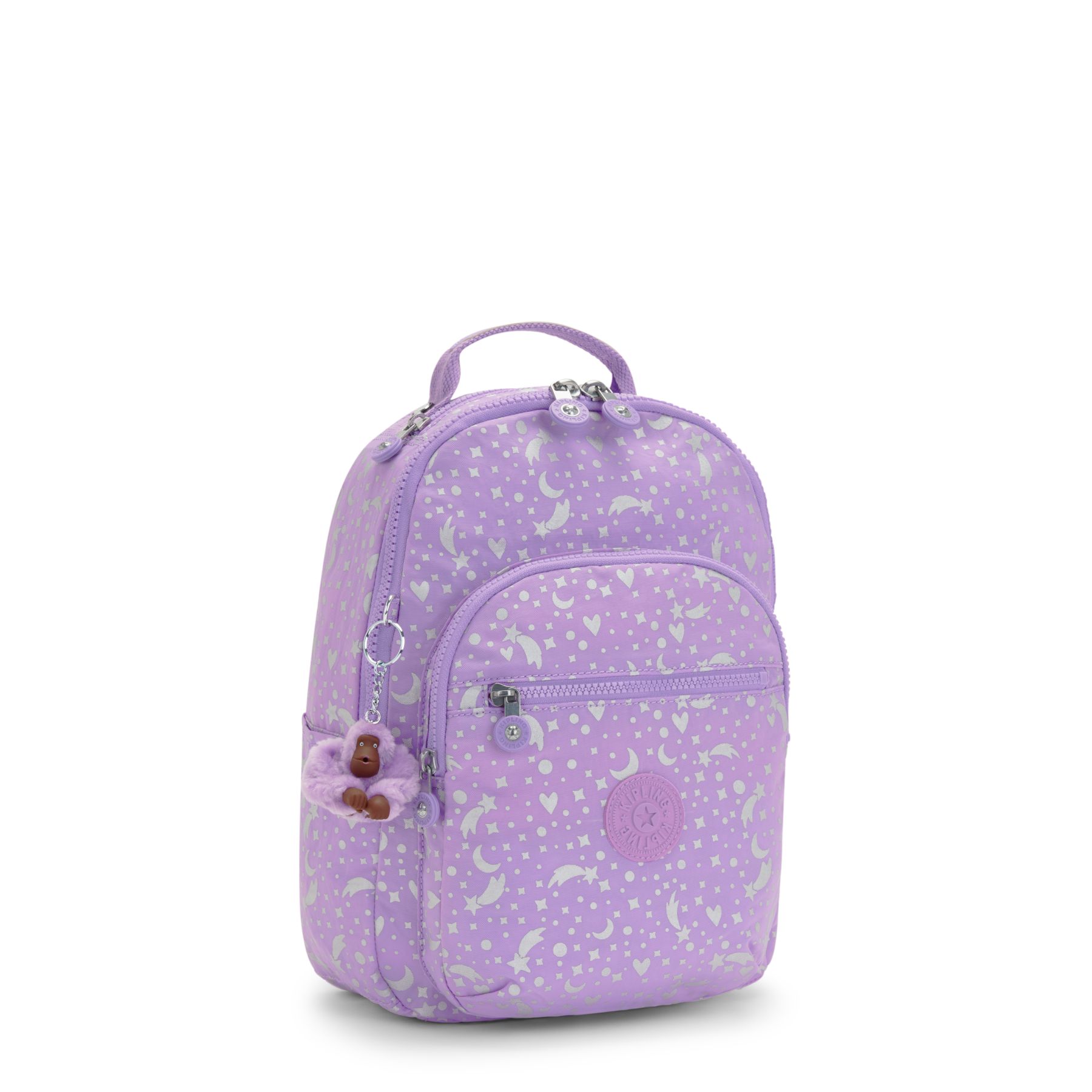 SEOUL S Petit Sac à Dos avec Compartiment pour Tablette - Galaxy Metallic