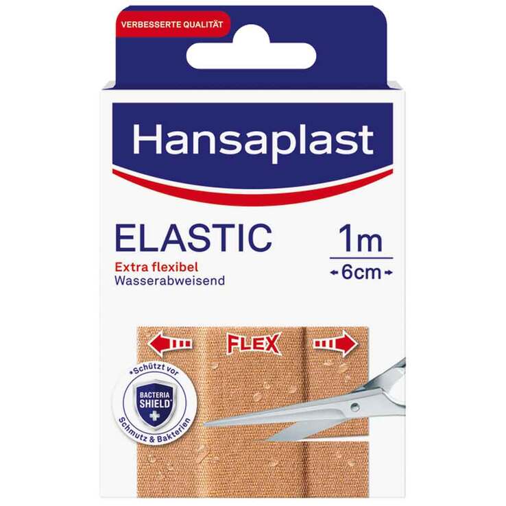 Hansaplast ELASTIC Pflaster 6 cm x 1 m, 1 St