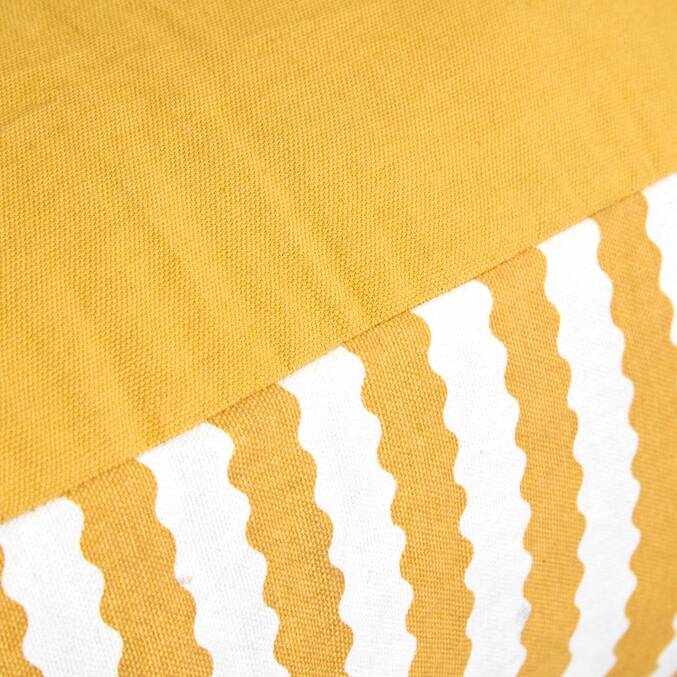 Coussin de sol d'extérieur rectangulaire POOLSIDE Jaune