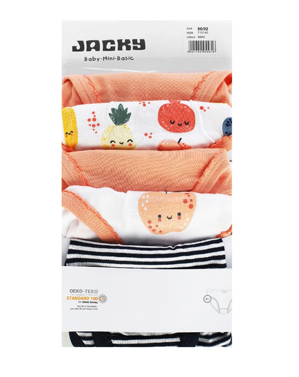 Slip FRUITS 5er-Pack in peach/navy