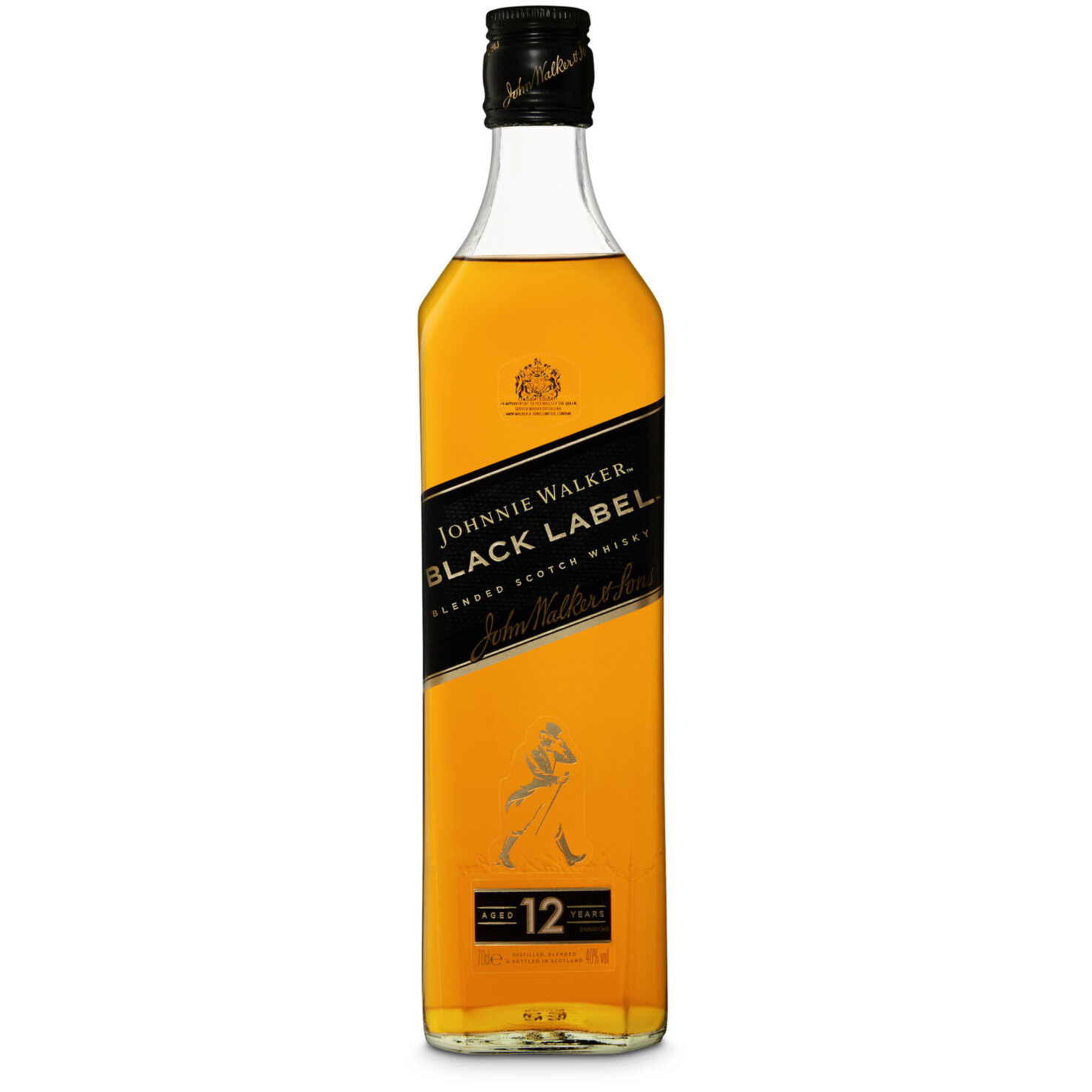 Johnnie Walker Black Label Old Scotch Whisky, 12 Years -70cl
