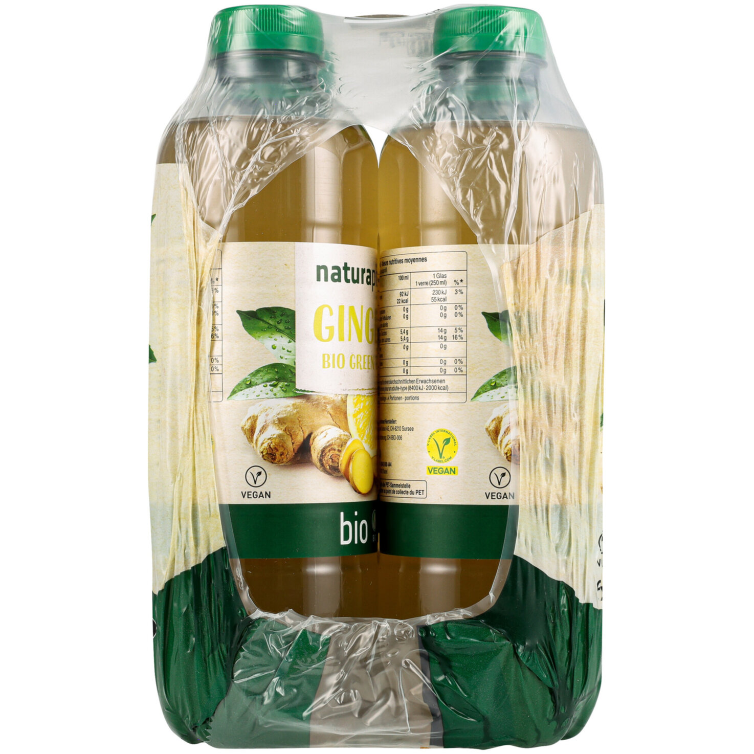 Naturaplan Organic Ginger Green Ice Tea 6x1l