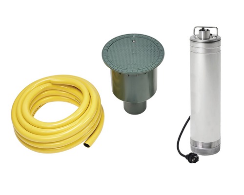 Ondergrondse tank 4rain Compact pakket 2650 L tuin