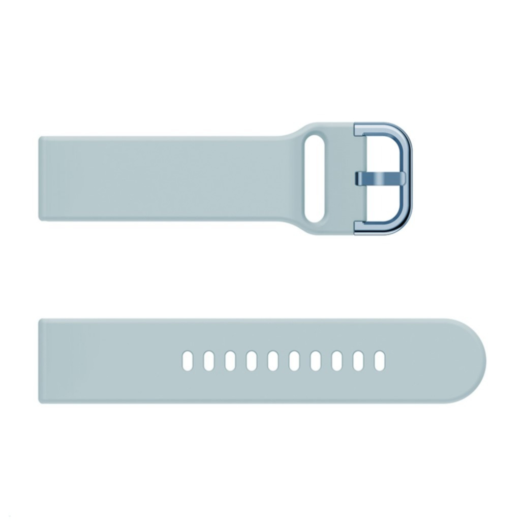 Samsung Galaxy Watch Active 2 (40mm) Silikon Sport Armband mit Dornschliesse (Gelenkumfang: 160-210mm) - Hellblau