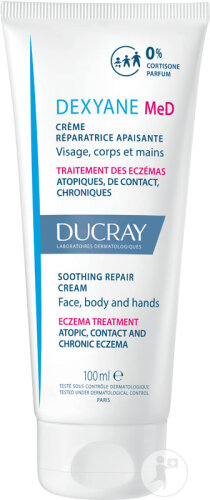 Ducray Dexyane Med Crème Réparatrice Apaisante Eczéma Atopique Et De Contact 100ml