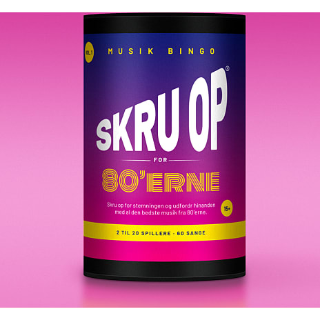 Skru op for 80´erne musikbingo