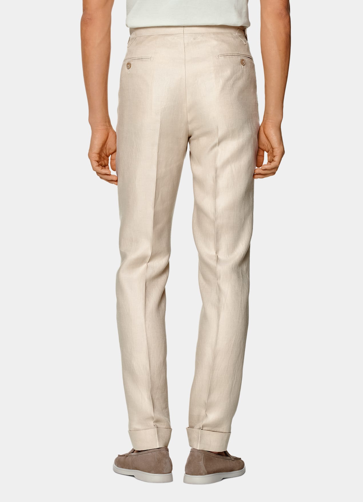 Costume Havana coupe Tailored marron clair
