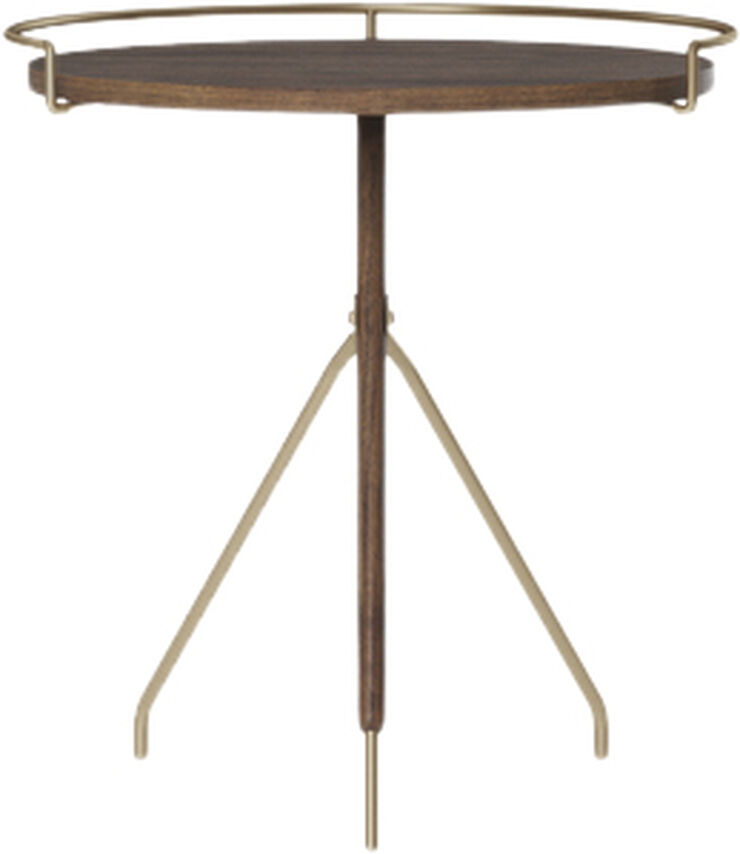 Audo Copenhagen Umanoff Side Table, 45cm Low, Solid Brun