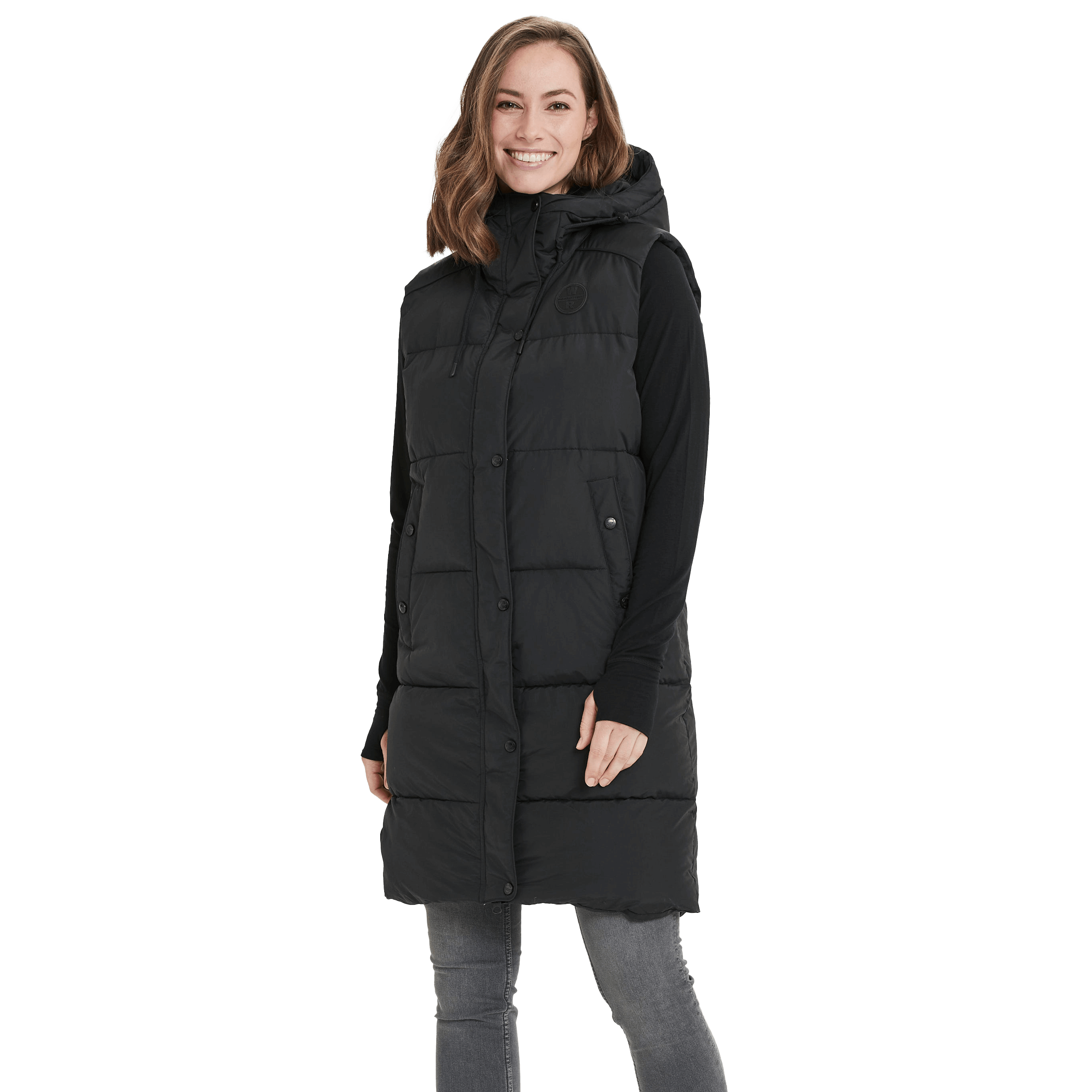 Vertical Chiefanu W Long Puffer Vest - Jakke
