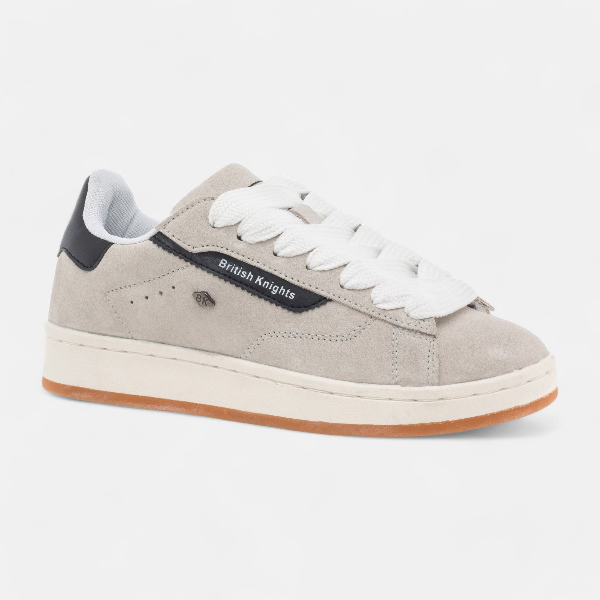 Baskets basses Femme en cuir beige