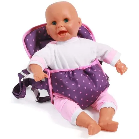 Bayer Chic Puppen-Tragegurt, Dots Purple-Pink