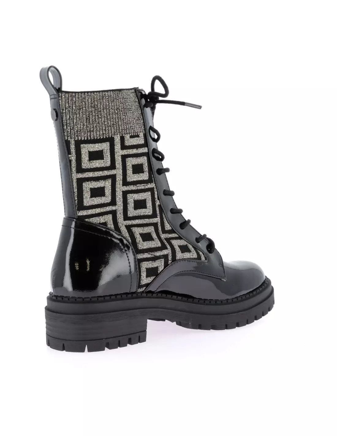 LA STRADA 2203696 - Boots & bottines BLACKWRINKLE-GOLDKNITTED