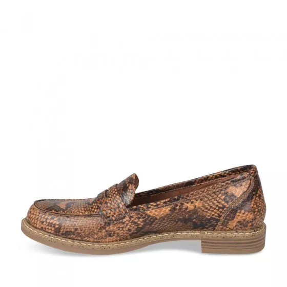 Mocassins MARRON VIA DONNA