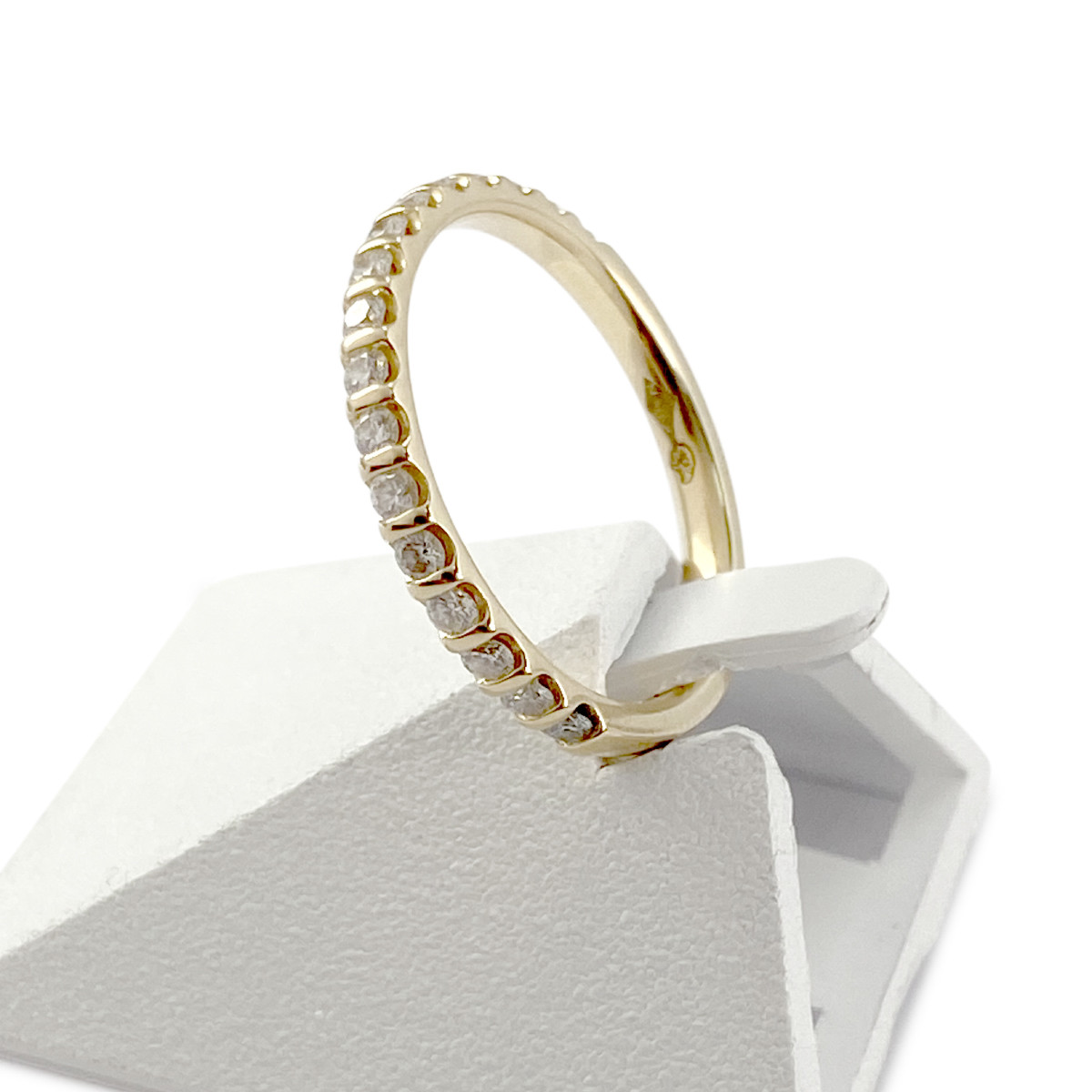 Bague d'occasion or 750 jaune diamants
