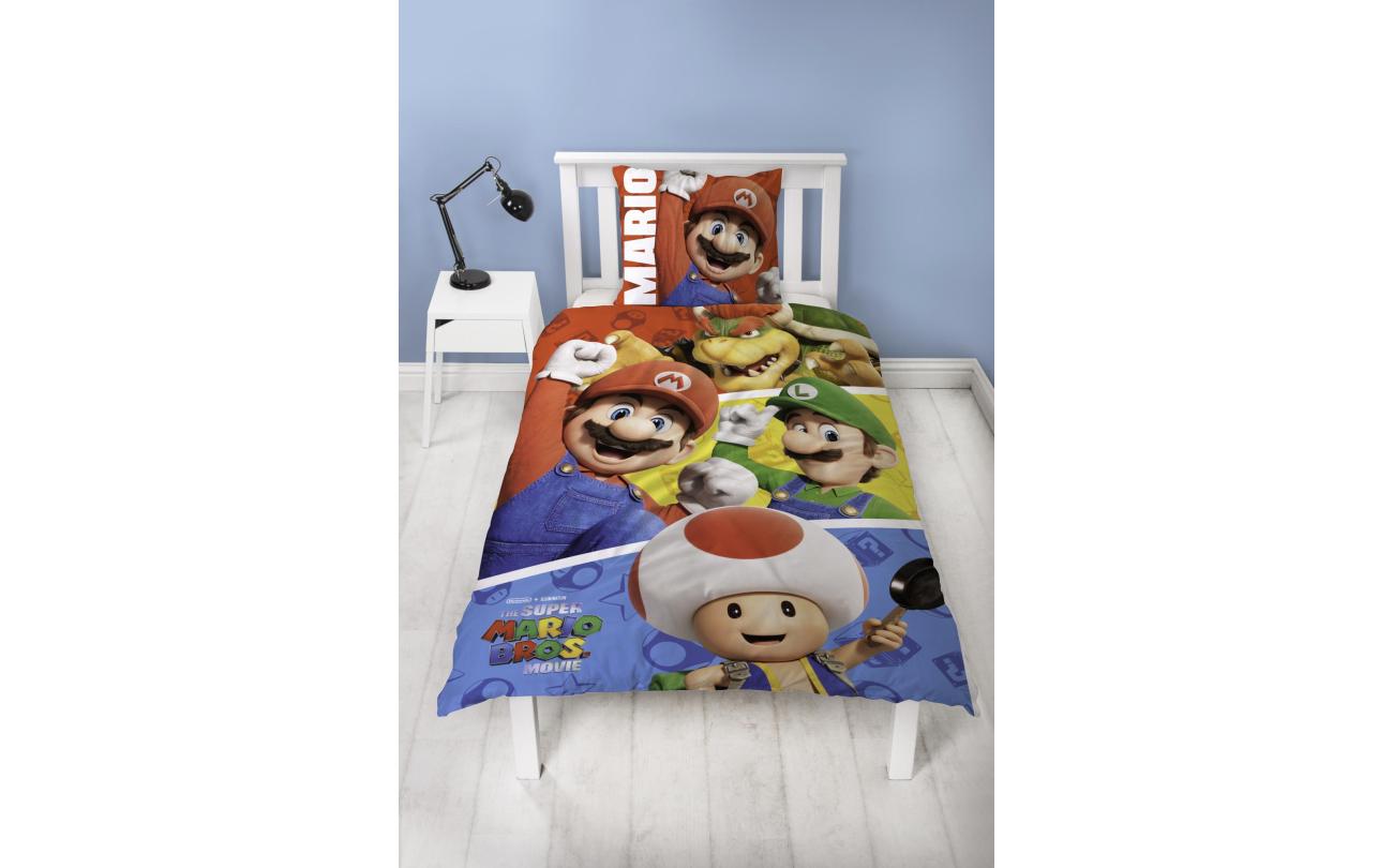 Super Mario dekbedovertrek 140x200cm