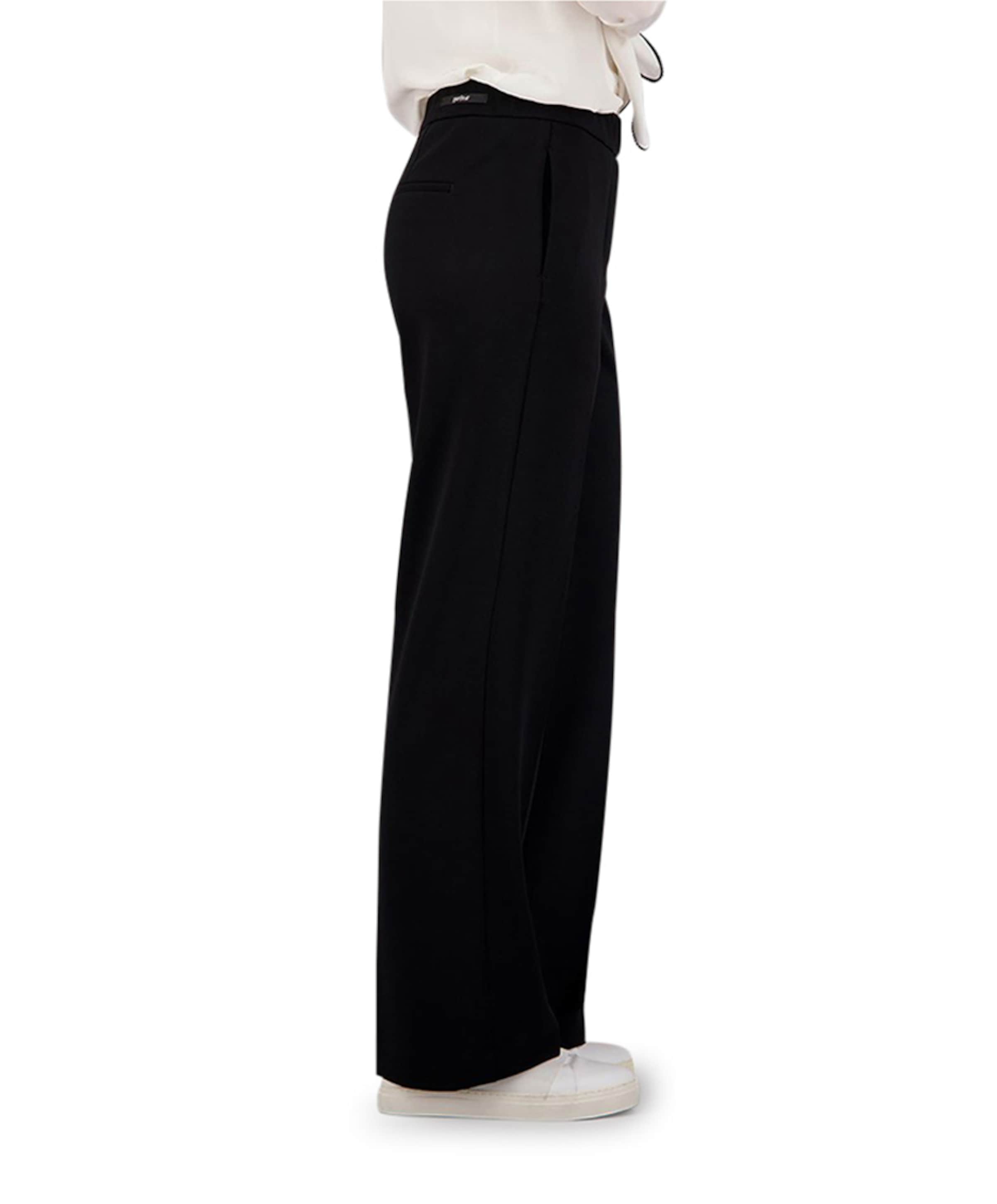 Gardeur Wide leg Feminine broek zwart