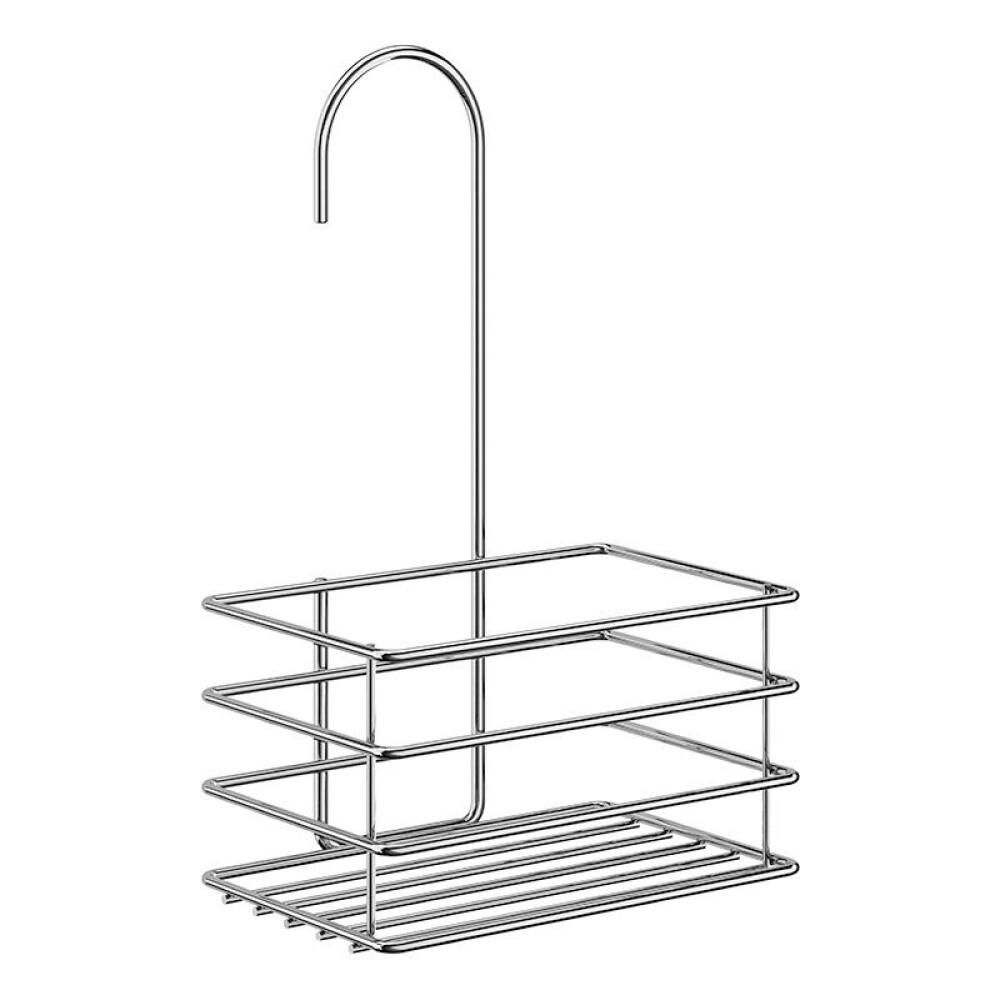 DUSJKURV BESLAGSBODEN MED KROK 18X9,8X28,3CM KROM