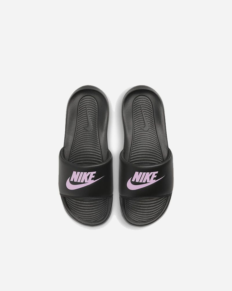 Claquettes Nike Victori One Noir & Rose pour femme