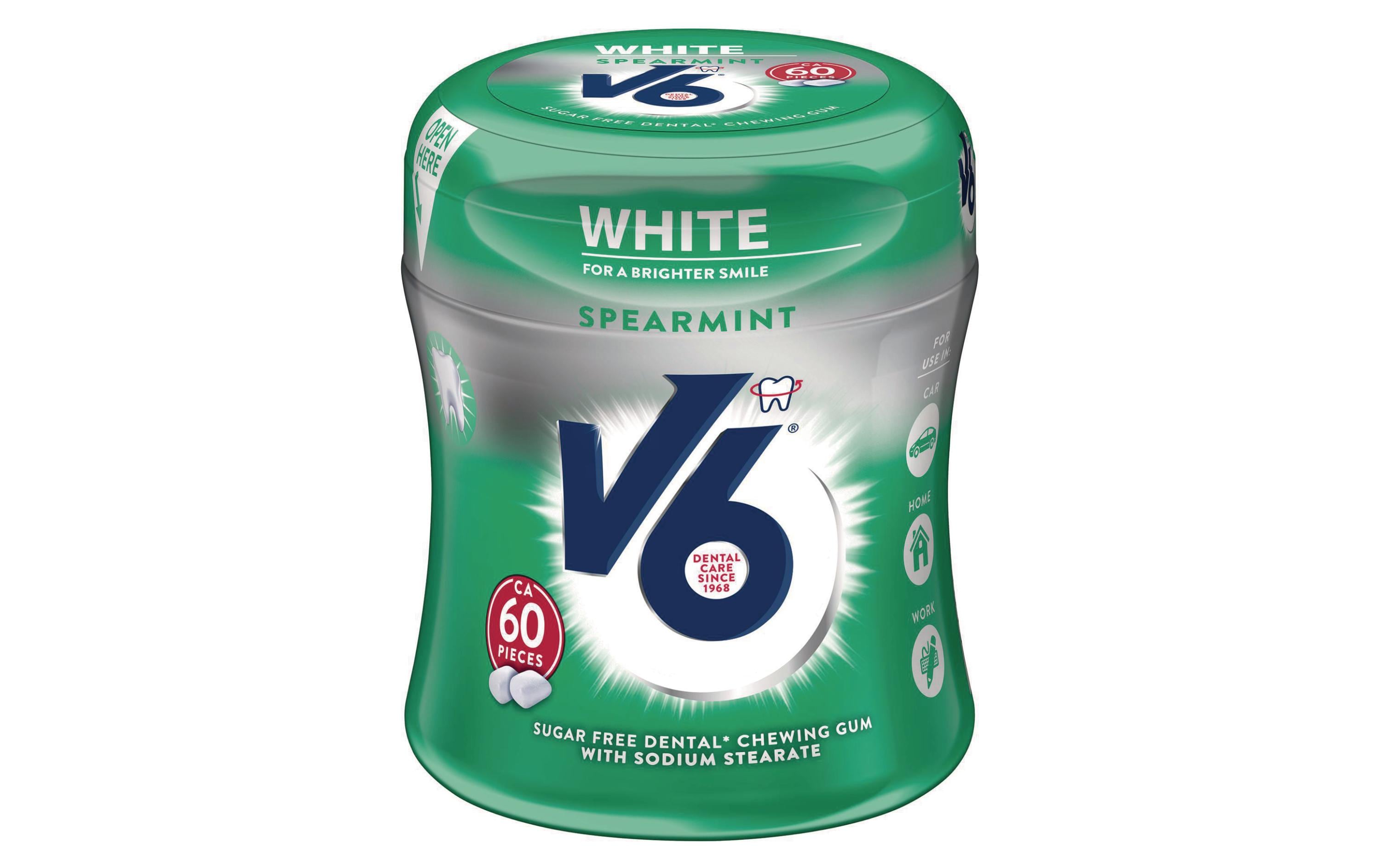 Kaugummi White Spearmint 87 gKaugummi ohne Zucker