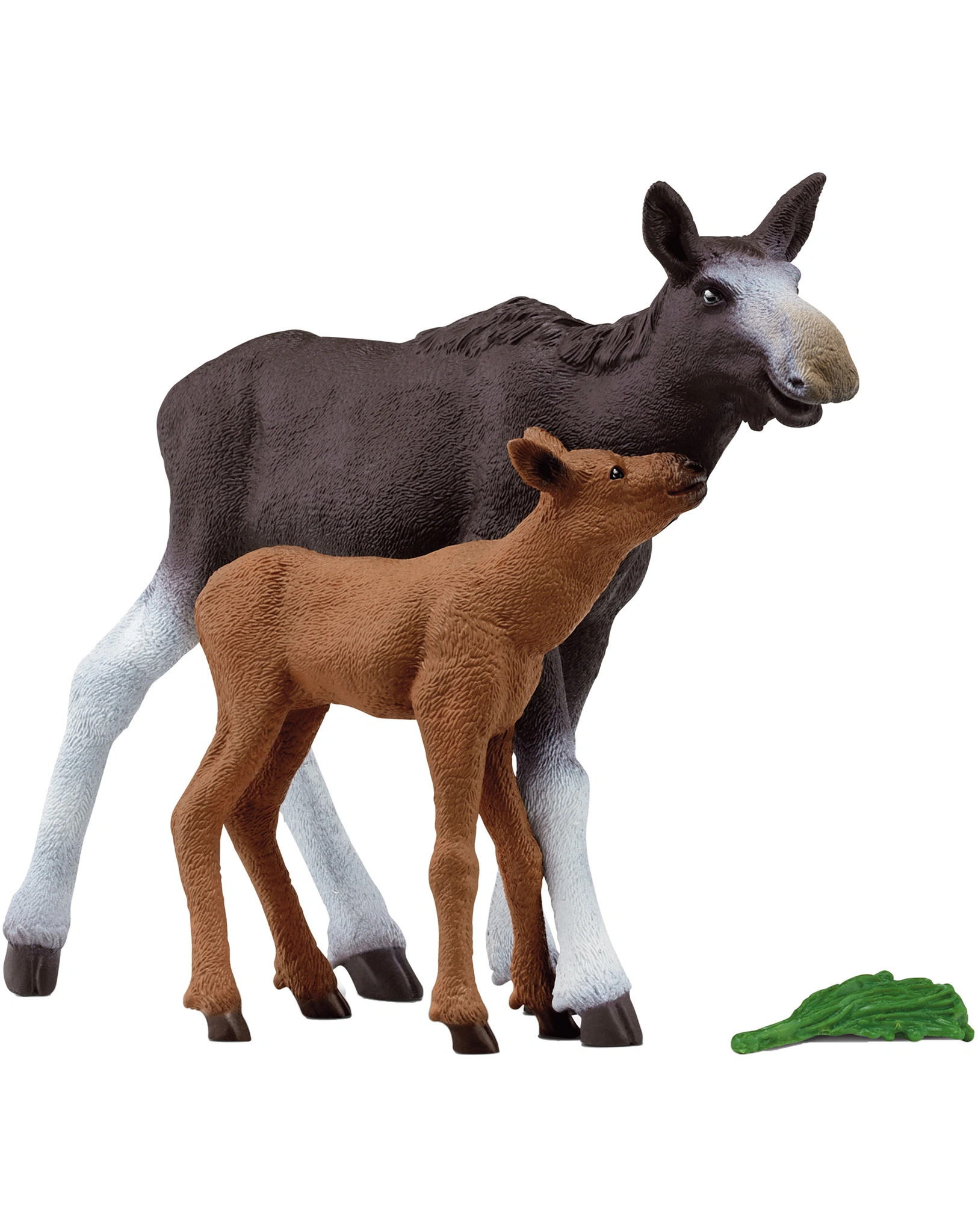 schleich® 42603 Wild Life - Elchkuh mit Kalb (NatGeo)