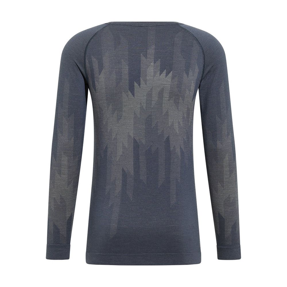 Odlo KINSHIP PERFORMANCE WOOL WARM 200 - Sous-couche Homme india ink melange
