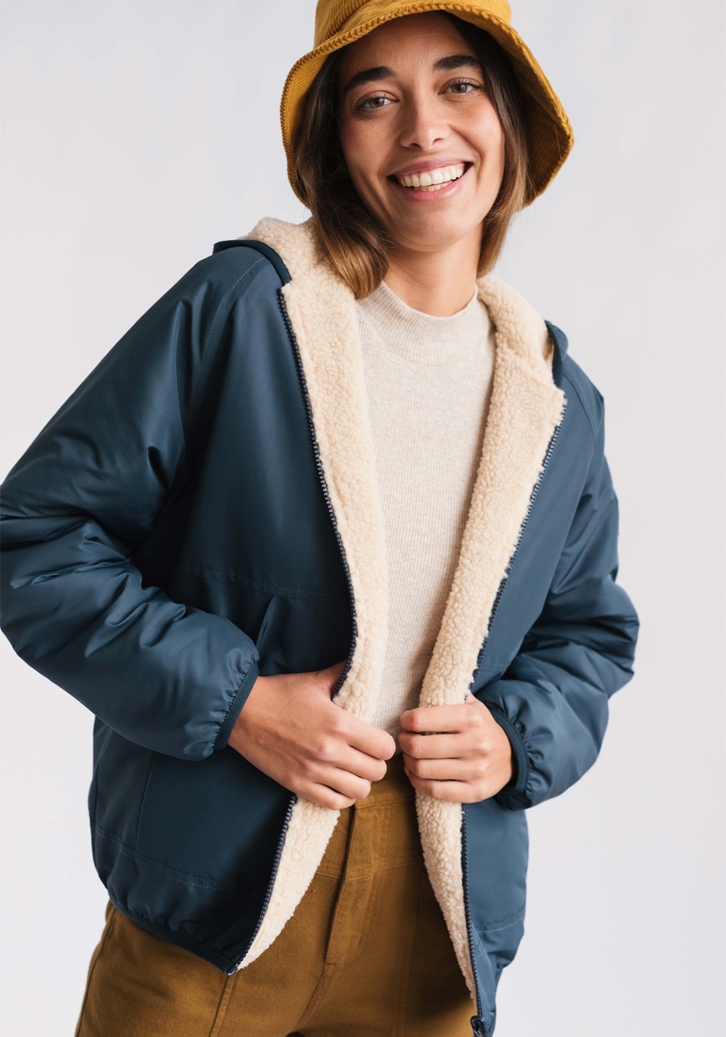 Twothirds Wendbare Jacke Crozier Blue Orion